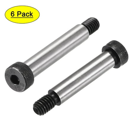 

Uxcell Alloy Steel Socket Head Shoulder Bolts 2 x3/8 Shoulder 5/16-18 Thread 6 Pack
