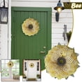 thumbnail image 2 of Girasol De Abeja, Adornos De Corona Colgantes Artificiales, Corona De Día De Abeja Para Puerta Delantera, Decoración Para Fiesta De Boda Noticed HA042635-01, 2 of 6