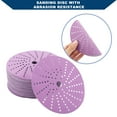 thumbnail image 3 of Unique Bargains Disques de Ponçage Ronds Crochet et Boucle Papier de Verre Réparation Automobile Durabilité 6 Pouces 2000gril 50 Pcs Violet, 3 of 7