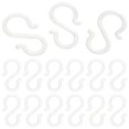 thumbnail image 1 of HEATSHAKING 20Pcs Transparent Plastic S Hooks for Car Back Seat Storage and Kitchen Organization, 1 of 8