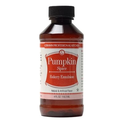 Pumpkin Spice Bakery Emulsion Flavor 4 oz Lorann Oils