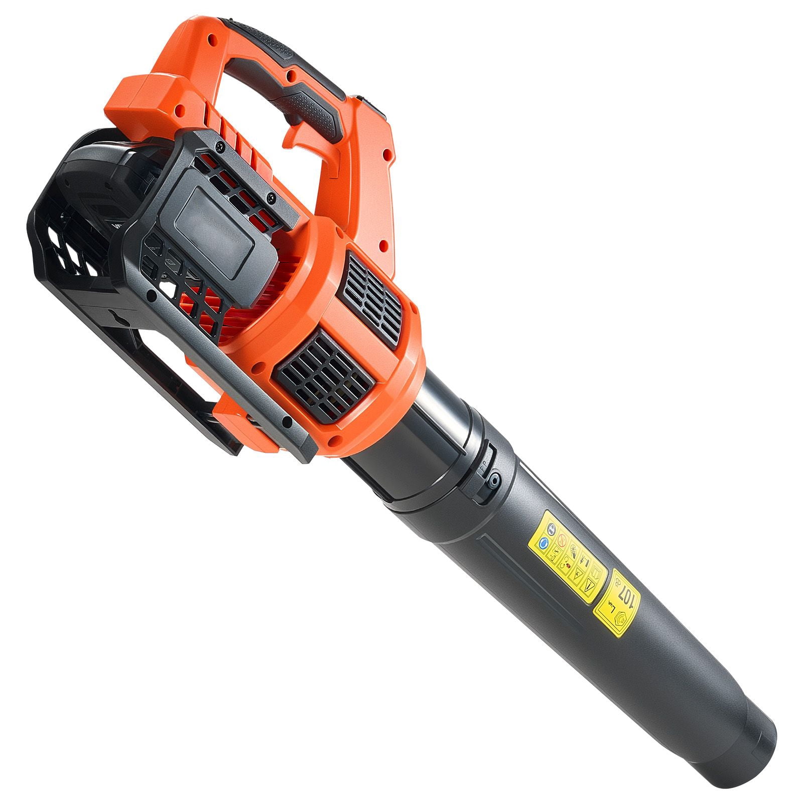 Cordless Leaf Blower with 450 CFM, 110 MPH, 20V 2Ah Battery, 62 dB, Brushless Motor, for Yard Patio Driveway Cleaning
