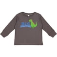 thumbnail image 3 of Inktastic Big Brother Green Dinosaur Boys Long Sleeve Toddler T-Shirt, 3 of 5
