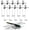 10pcs, variant on Moonsky Dragonfly Bug Rep-ellent, 10PCS Dragon Fly Clips for Bugs Repellent, 3D Artificial Dragonfly Hat Clip, Dragonfly Garden Decor