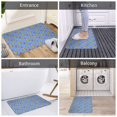 thumbnail image 3 of Abstract Cartoon Cute Duck Claws Front Door Mat, Indoor Mats for Bedroom Bathroom Kitchen, Floor Mat Non-Slip, Soft Carpet Floor Cover Machine Washable Entryway Mat - 20x31.5in, 3 of 5