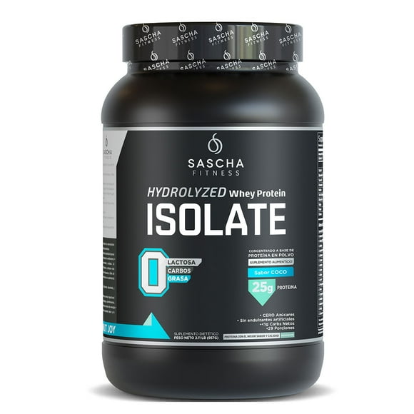 Polvo de proteína sabor Coco Sascha Fitness Fitness Town SFCO2LB