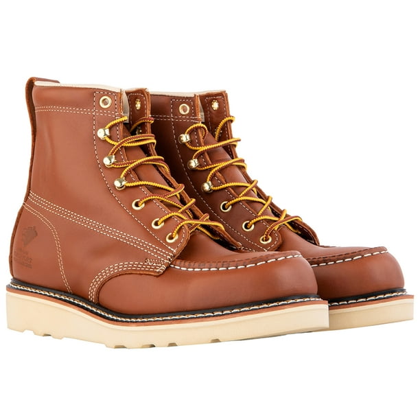 Men\'s Brown Leather Boots- 60-70’s unbranded Hermann Survivor RedWing Type Herman Survivors Oakridge Brown Leather 6 main image 2