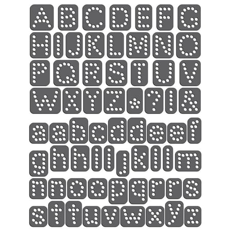 Magnetic Rhinestone Template(s) - FONT - ARIAL 1"