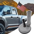 thumbnail image 2 of Hyasfey Car Suction Cup Flagpole Holder Rotatable Universal SUV RV Vehicle Auto Metal Flag Pole Holder Mount Small Object Mover Tile Glass Lifter Ceiling Remover, 2 of 7