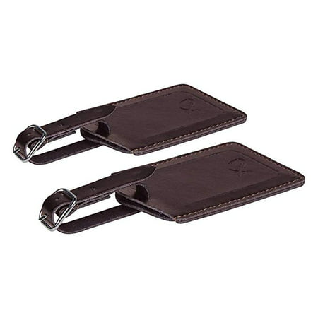 Genuine Leather Luggage Tags & Bag Tags 2 pieces by