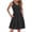 Black, variant on OutfitShow Womens Summer Dresses Casual Sleeveless Sundress Beach Vacation Flowy Tiered Short Dresses with Pockets