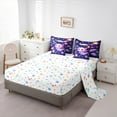 thumbnail image 5 of Manfei Cartoon Animal Axolotl 7-Piece Twin Bedding Sets,Dreamy Planet Stars Bedding Comforter Set,Kawaii Pink Salamander Sheet Sets,For Teens,Microfiber Bedroom Decor Reversible, 5 of 8