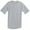 Silver, variant on 580A Two-Button Baseball Jersey - Silver, Large