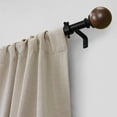thumbnail image 5 of Mainstays 3/4" Mixed Material Ball Single Curtain Rod 30-84 in, Matte Black Finish, 5 of 6