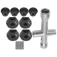 thumbnail image 4 of Juego De Adaptadores Hexagonales Para 1/10 RC, Adaptador De Rueda Hexagonal Juego De Tuercas Antideslizantes Cruzadas Para Automóvil Para Adaptador Hexagonal Juego De Llaves ANGGREK Otros Deportes, 4 of 8