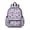 Butterfly and Purple Orange Pattern, variant on Butterfly and Rose Blue Pattern Cute School Backpack with Padded Back and Adjustable Shoulder Straps 13.4"x11"x4.7"