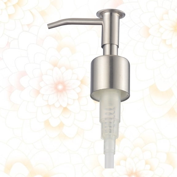 Raindrops Stainless Steel Soap Dispenser Pump Replacement, 1-Pack for Kitchen Sink and Bathroom Use
