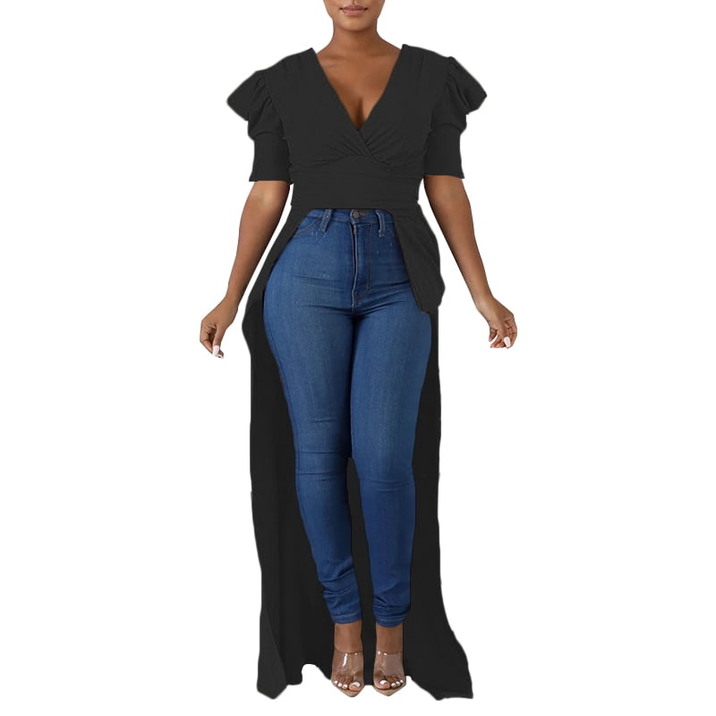 high low tops with jeans