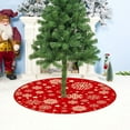 thumbnail image 2 of Cheapark 90cm Christmas Tree Skirt - Festive Tree Bottom Cover, Soft Fabric Decor Enhancing Xmas Tree Display & Holiday Ambiance, 2 of 6