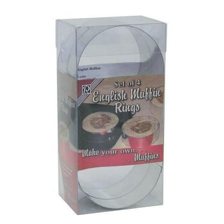 English Muffin Rings - R & M 2080 English Muffin Mold Rings, Set of 4