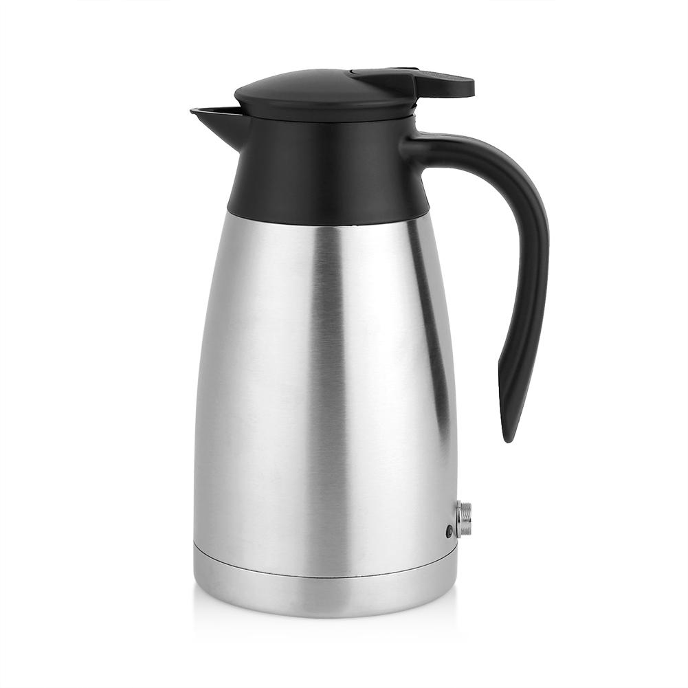 Kritne Auto Shut Off Water Heating Pot, 24V 1000ml Car Electric Kettle