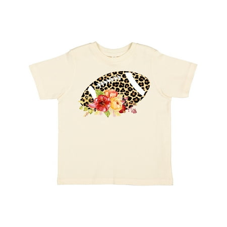 

Inktastic Football with Flowers and Leopard Spots Boys or Girls Toddler T-Shirt