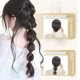 thumbnail image 4 of Clip On Ponytail Extension Twist Bubble Braid Design Heat Resistant Synthetic Fibre Hair Claw Clip Hairpiece for Women Dark brown, 4 of 4