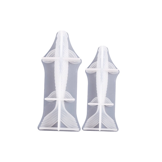 Moldes de resina de silicona para peces Koi,Moldes de fundición de resina de pez dorado de carpa,Adornos de bricolaje, moldes de epoxi para joyería