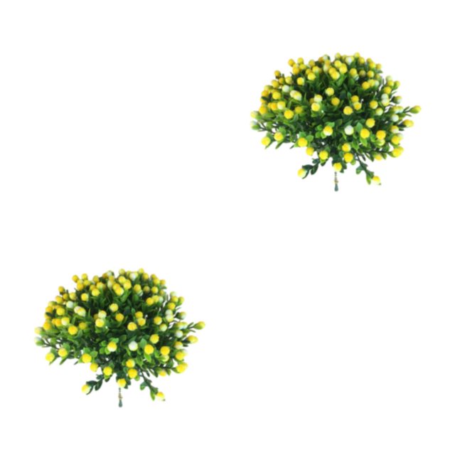 Monstrate 10 piezas hermosa decoración de flores para la colección de accesorios para el hogar elegante amarillo 1 amarillo 1 2Conjunto