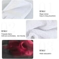 thumbnail image 5 of GZHJMY Red Wine Glasses Kitchen Hanging Towels, 2 PCs Rose Flower Dish Cloth Tie Towels Hand Towel Tea Bar Towels Fast Drying for Bathroom Farmhous Tabletop Home Decor, 5 of 7