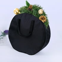 Wreath Storage Bag 15.74inch Wreaths Storag Container With Handles,Durable Oxford Polyester Material Garden Wreaths Storage Holder,Wreath Protector Organizer For Christmas Holiday Decorations
