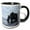 Black/White, variant on 3drose, Iceland, Hvitserkur. Sea Stack. Legend It Was a Troll Turned to Stone, 15oz Mug