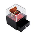 thumbnail image 2 of Mialoley Valentines Gift Teddy Bear Flower Jewelry Box with Small Drawer, 2 of 2