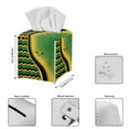 thumbnail image 5 of ZUXONGSY Jamaica Flag Square Tissue Box Covers 2 Pcs Modern PU Leather Tissue Box Holder Portable Facial Paper Organizer Dispenser Customized Printed Tissue Cover Stylish Home Decor, 5 of 7