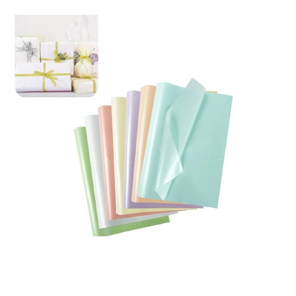 60 Pack Metallic Wrapping Paper,QZS Durable Gift Wrap Tissue Paper Sheets for Wedding,19.7x13.8In Wrapping Accessory for Birthday Party