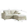 thumbnail image 3 of Comfort Pointe Casella Modular 3-piece Chofa, 3 of 12