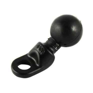 RAM MOUNT MOTORCYCLE BASE W/ 9MM HOLE AND 1" BALL