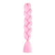 thumbnail image 1 of XmhyTop-A Extensiones de cabello trenzado ombré de 60 cm, 3 piezas de cabello trenzado sintético de color sólido para peinados diarios y de fiesta, rosa claro, 1 of 5