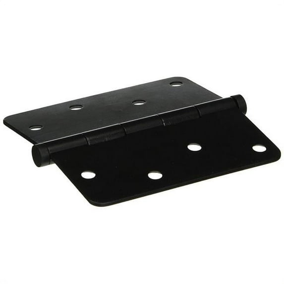 4 x 4 in. Radius Corner Hinge, Distressed Oil Rubbed Bronze