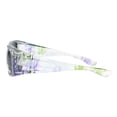 thumbnail image 4 of Women's Fit Over Glasses Polarized Sunglasses Rhinestones Floral Clear Blue Green, 4 of 4
