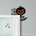 thumbnail image 3 of Handmadetneonsign Pumpkin Halloween Door Corner Sign, Pumpkin Metal Door Topper, Halloween Door Home Decor 039404, 3 of 3