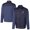 Navy, variant on Men's Cutter & Buck Navy Arnold Palmer Invitational Big & Tall Stealth Full-Zip Jacket