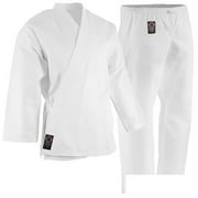 ProForce 8 oz. Karate Uniform (Elastic Drawstring) - 55/45 Blend - White #00 (4'4"/60 lbs.)