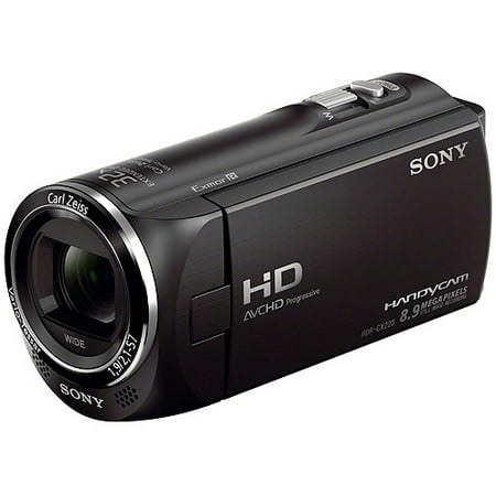 Sony HDR-CX220/B Full HD Camcorder SteadyShot w/8.9MP Exmor R - Refurbished