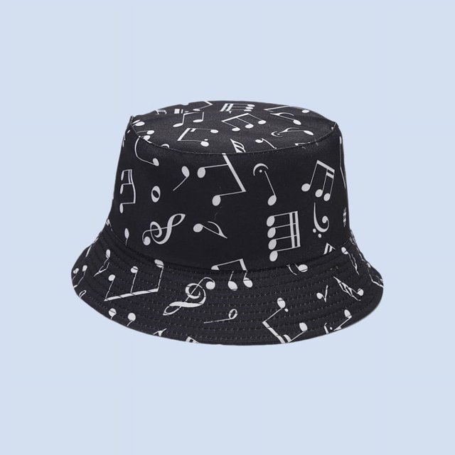LinYooLi Cross Border New European And American Cow Pattern Printed Fisherman Hat For Men's Summer Outdoor Sunshade Hat For Women's Double Faced Wearable Basin Hat