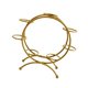 thumbnail image 1 of Soporte de bola de cristal Hugo Base de Metal Oro, 1 of 10
