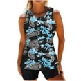 thumbnail image 5 of Amzcrzy Tankini Tops for Women Swimwear Top Only 2024 Summer Tummy Control Bathing Suit Top No Bottom Modest Swim Top S-3XL, 5 of 7
