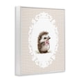 thumbnail image 2 of Stupell Industries Cottage Vintage Bow Hedgehog on Gingham White Framed Giclee Art, 11 x 14, by Christine Simpson Art, 2 of 8