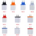 thumbnail image 2 of Reemplazo para iPhone Android Inteligente Travel 3 Cargador USB Adaptador de pared Portátil Rápido Carga de teléfono móvil Enchufe de EE. UU. Noticed EL0896-06, 2 of 2