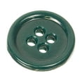 thumbnail image 2 of Mibo 12pcs Round Melamine Buttons with Rim - 24L(15mm) - 4 Hole -Hunter Green, 2 of 2